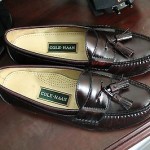 Barely Used COLE HAAN Mens 10.5 D Pinch Tassel Loafers Shoe Leather