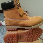 Authentic Timberland 6″ Premium Boots Wheat Nubuck Leather  Men Shoes Size 10.5