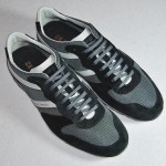Mens HUGO BOSS Orange Orlet Sneakers Shoes – Size 10 – Black – MSRP $150 NEW