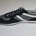Mens HUGO BOSS Orange Orlet Sneakers Shoes – Size 10 – Black – MSRP $150 NEW
