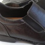 COLE HAAN  NIKE AIR MENS SIZE 10M BLACK LEATHER SLIP ON SHOES