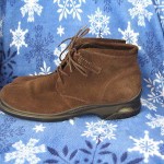 COLE HAAN NIKE AIR Chocolate Brown Suede Ankle BOOTS Shoes Mens Size 8