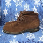 COLE HAAN NIKE AIR Chocolate Brown Suede Ankle BOOTS Shoes Mens Size 8