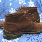 COLE HAAN NIKE AIR Chocolate Brown Suede Ankle BOOTS Shoes Mens Size 8