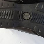 COLE HAAN  NIKE AIR MENS SIZE 10M BLACK LEATHER SLIP ON SHOES