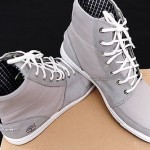NIB TIMBERLAND EARTHKEEPERS MEN’S LIGHT GRAY CANVAS CASUAL SNEAKER BOOTS 12