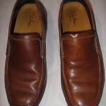 Men’s COLE HAAN Brown LEATHER  Driving MOCASSINS10M Slip on SHOES EUC Nike AIR