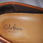 Men’s COLE HAAN Brown LEATHER  Driving MOCASSINS10M Slip on SHOES EUC Nike AIR