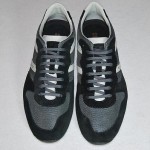 Mens HUGO BOSS Orange Orlet Sneakers Shoes – Size 10 – Black – MSRP $150 NEW
