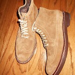 NEW COLE HAAN CHUKKA WINGTIP BOOTS SZ 8.5M BROWN SUEDE NEW WITH BOX