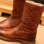Men’s Hugo Boss Brown Leather Boots Shoes Size UK 8 – 42