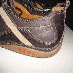 Men’s Cole Haan Brown Leather Nike Air oxford Sneakers w/Tan Stripe Size 13M EUC