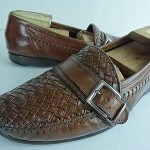 Cole Haan Bragano Mens Leather Dress Shoes Sz 9.5 M Brown Casual Slip On Loafers