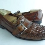Cole Haan Bragano Mens Leather Dress Shoes Sz 9.5 M Brown Casual Slip On Loafers