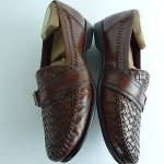 Cole Haan Bragano Mens Leather Dress Shoes Sz 9.5 M Brown Casual Slip On Loafers