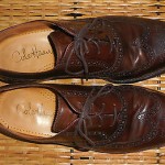 Cole Haan Nike Air Men’s Brown Leather Oxford Wing Tip Shoes (Size 9.5)