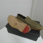 Cole Haan Air Joseph Venetian slip on loafers brown oil leather 10M new $198
