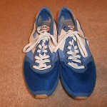 Diesel Men’s Pass On – 11 Fashion Sneaker- Size 11 Blue & White Shoes