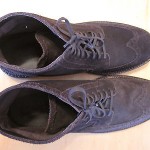 Cole Haan Nike Air Jayhawker Wingtip Men’s Ankle Boot Suede Leather Size 11 NEW