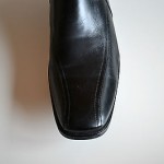 Men’s BOSS Hugo Boss ‘Metran’ Black Leather Fashion Ankle Boots, Size 12 M
