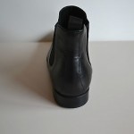 Men’s BOSS Hugo Boss ‘Metran’ Black Leather Fashion Ankle Boots, Size 12 M