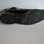 Men’s BOSS Hugo Boss ‘Metran’ Black Leather Fashion Ankle Boots, Size 12 M