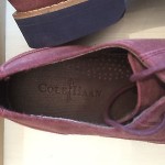 New $198 MENS Cole Haan DRAKE EVA WING TIP OXFORDS Burgundy Suede Shoes Sz 8.5 M