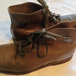 DIESEL TATRA ORIGINAL MILITARY GREEN LEATHER BOOTS – SIZE 12.5