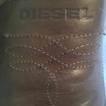 DIESEL TATRA ORIGINAL MILITARY GREEN LEATHER BOOTS – SIZE 12.5