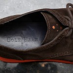 COLE HAAN LunarGrand Wingtip Suede Oxford Mens Shoes Dark Brown Orange nice 11 M