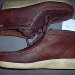 Clarks Wallabee Original Men Size 9.5 9 1/2 New Brown Leather Shoe Boot Shoes