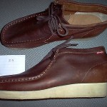 Clarks Wallabee Original Men Size 10.5 10 1/2 New Brown Leather Shoe Boot Shoes