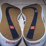 Hugo Boss orange mens sneakers black & white US 8.5 Europe 41 Boss orang