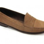 COLE HAAN Resort Men’s Tan Nubuck Leather Penny Loafer Shoes Size 12