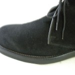 BOSS HUGO BOSS BOOTS MEN’S SHOES SIZE : 9.5M BLACK SUEDE ( MADE IN ITALY )