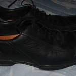 Cole Haan Black Leather Mens Lace Shoes Size 8 M