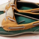 Mens Cole Haan Green / Orange Suede Boat Shoe US Size 9.5 M