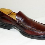 COLE HAAN MENS BROWN LEATHER NIKE AIR DRIVING LOAFER SLIP ON SIZE 8 M