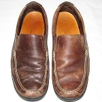 Cole Haan Men’s 10.5 Brown distressed leather loafers driving shoes moccasins