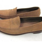 COLE HAAN Resort Men’s Tan Nubuck Leather Penny Loafer Shoes Size 12