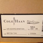 Cole Haan Air Adams Venetian Mens Size 11.5 British Tan NIB $200 Retail