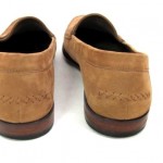 COLE HAAN Resort Men’s Tan Nubuck Leather Penny Loafer Shoes Size 12