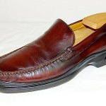 COLE HAAN MENS BROWN LEATHER NIKE AIR DRIVING LOAFER SLIP ON SIZE 8 M