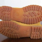 Mens sz 13 M tanned leather Timberland ankle work boots all terrain soles shoes