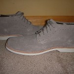 TIMBERLAND EARTHKEEPERS STORMBUCK BROGUE CHUKKA SZ 9 GREY SUEDE 5835R