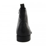 Hugo Boss Black Leather Ankle Boots Shoes US 12 EU 45