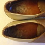 COLE HAAN mens size 10.5 M tan  brown leather saddle shoes 10 1/2