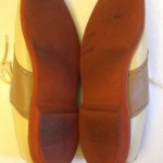 COLE HAAN mens size 10.5 M tan  brown leather saddle shoes 10 1/2