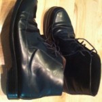 Cole Haan Men’s 9D Patent Leather Fashion Dress Ankle Boots Lace up Shoes