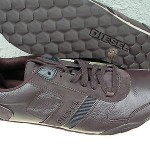Diesel casual shoes size 11 us new in box coffee /black
